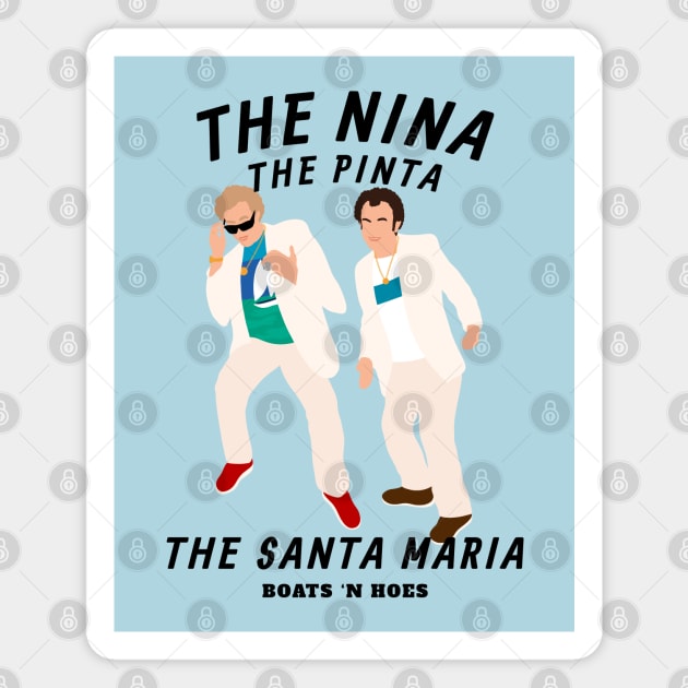 The Nina, The Pinta, The Santa Maria Magnet by BodinStreet